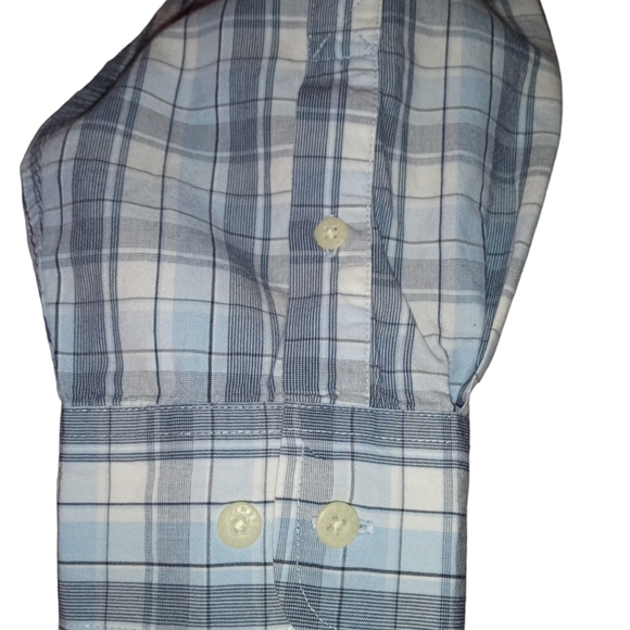 Timberland Y2K Plaid Button Down Long Sleeved Pockets Casual Streetwear Layer XL - Picture 10 of 13